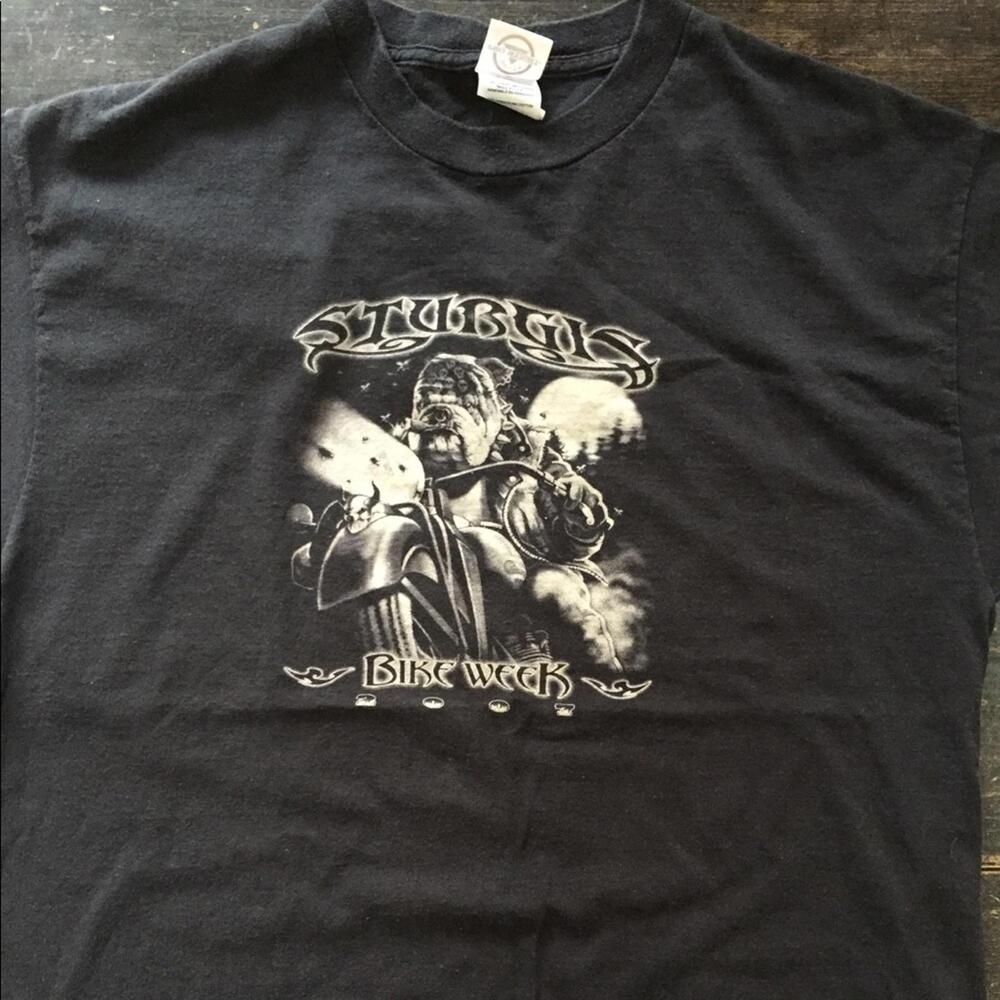 Sturgis Bike Week Bulldog Graphic Tee Y2K 2007